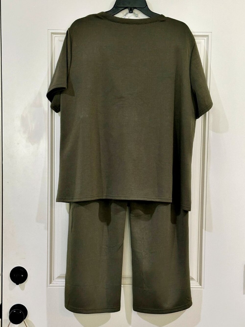Wiholl Womens XXL 2 Piece Lounge Sets Lot of 2 Plum Olive 4 Pieces Soft Stretch - Picture 4 of 8